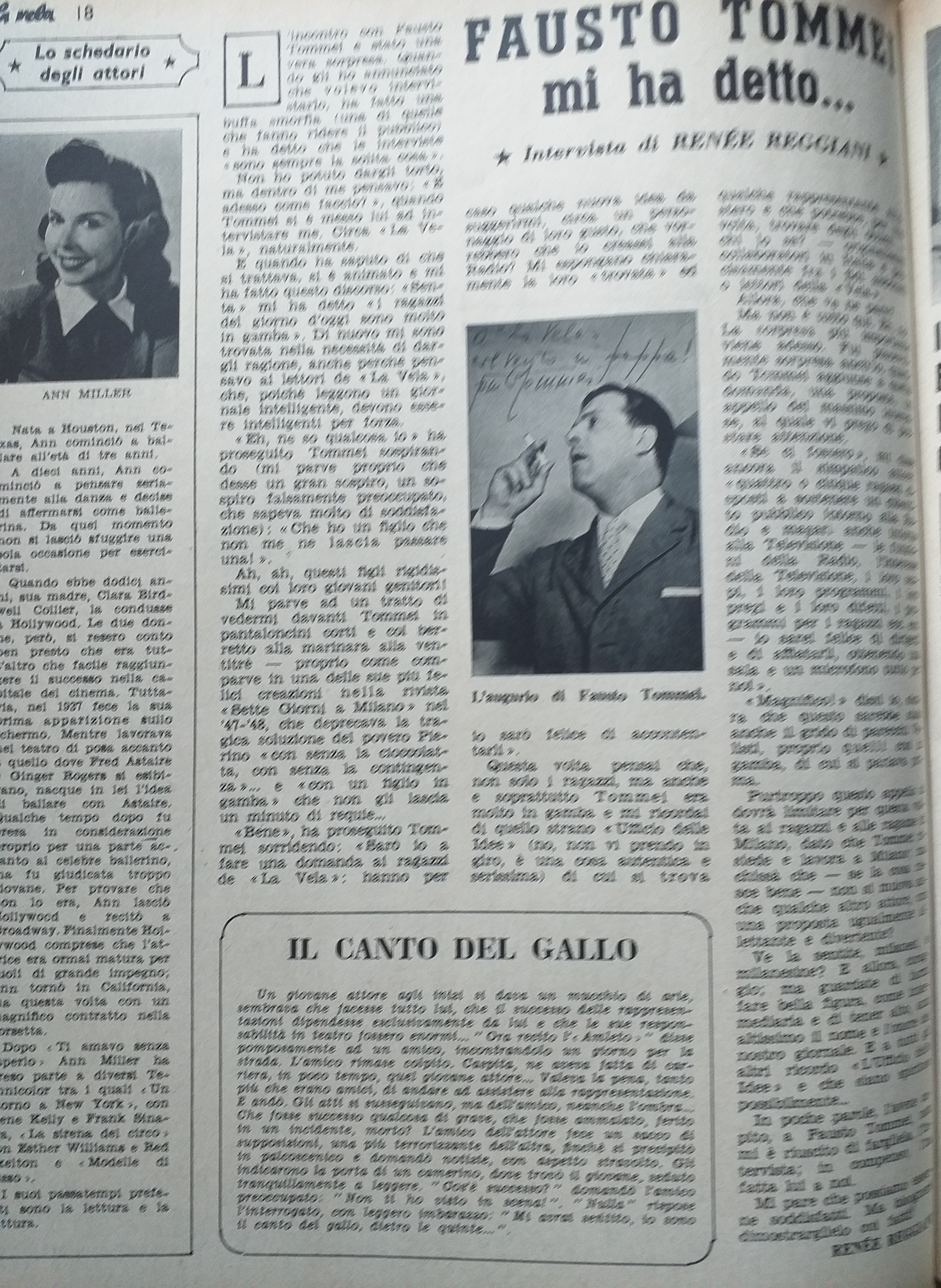 Fausto Tommei mi ha detto...